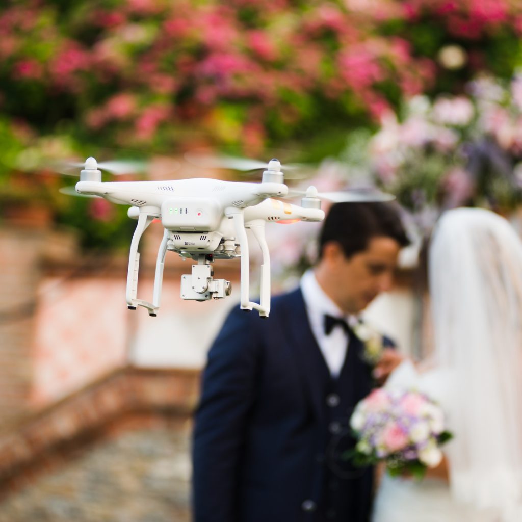 Mariage drone événementiel