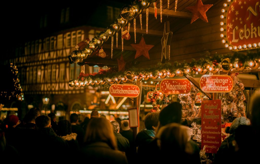 Un marché de Noël